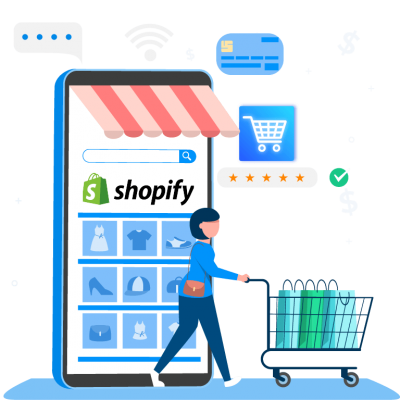 Shopify store development service page image